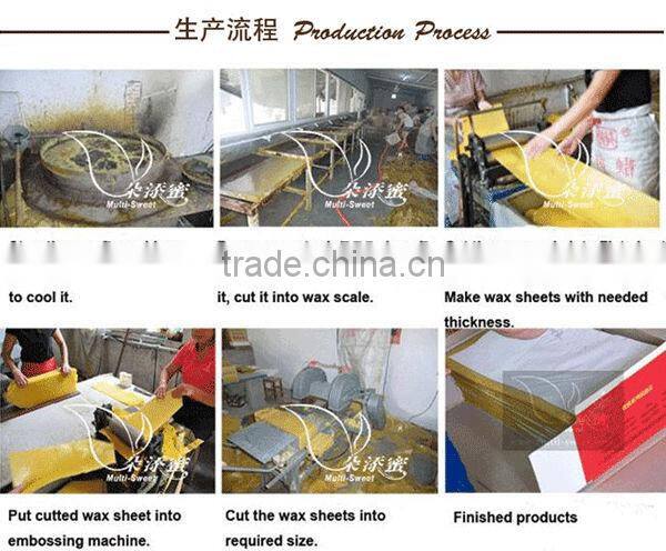 100% natural beeswax foundation sheet