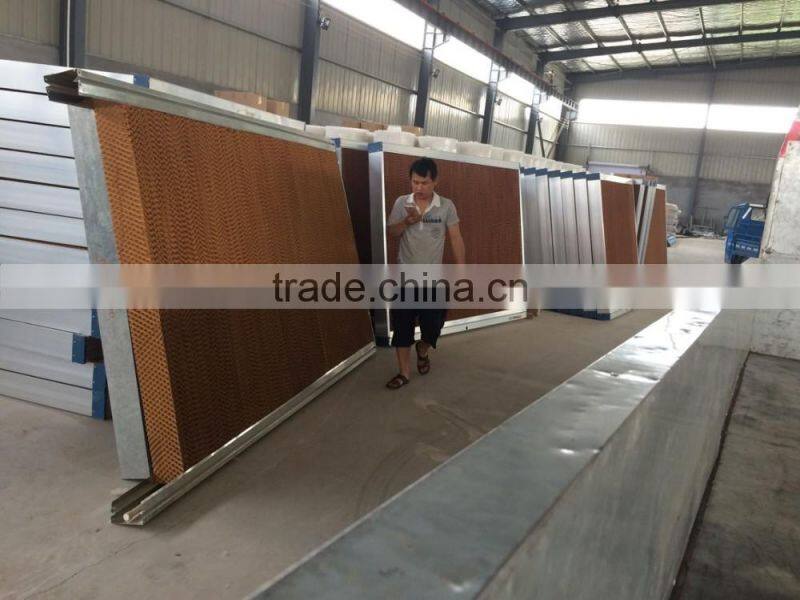 different color poultry farm evaporative cooling pad system