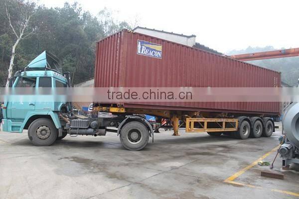 Truck mounted concrete mixing pump with Aggregate Weighting System