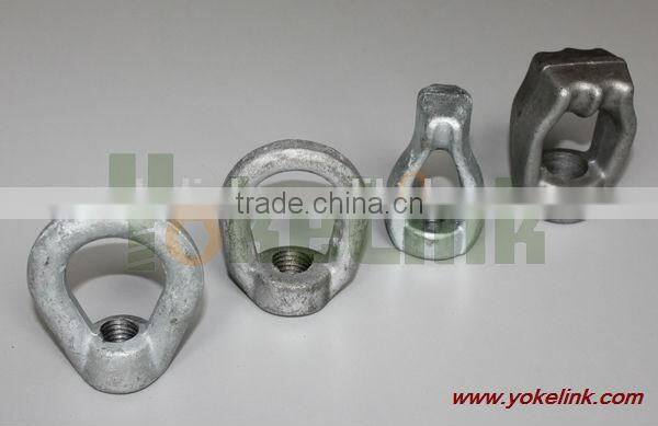 Drop forged oval eye nuts