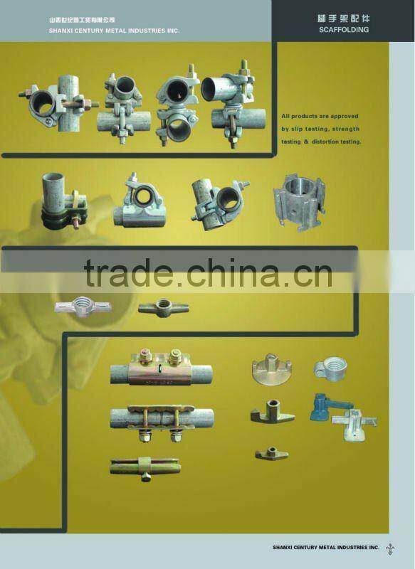 color zinc plated scaffold right angle coupler