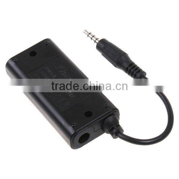 Black Flanger Music Converter Adapter For Guitar Bass keyboard microphone mixer