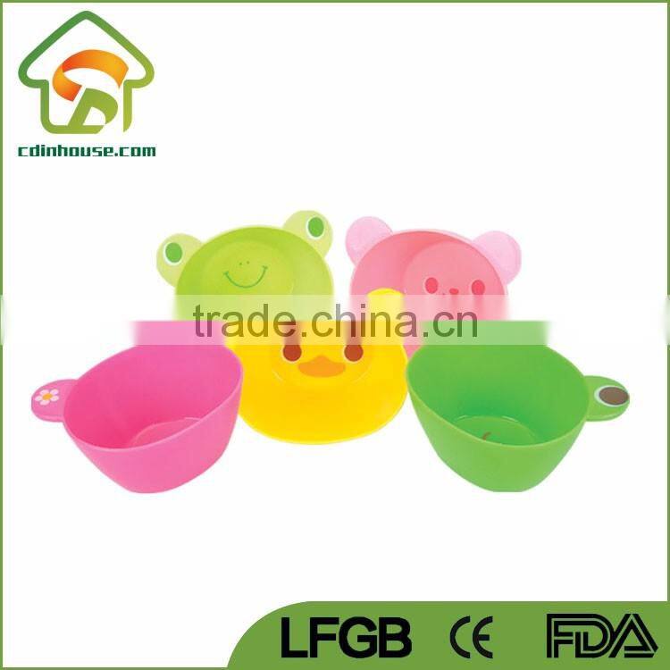Promotion Cartoon Animal Small Plastic Children Kids Bowl
