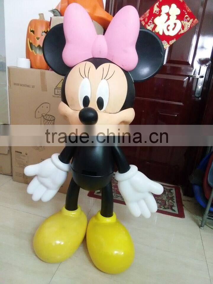 OEM Blow Molding plastic Cartoon 3D Figure plastic HDPE animal figure Huizhou factory