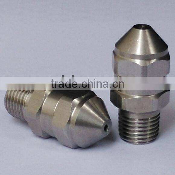 Stainless steel narrow cleaning cone nozzle