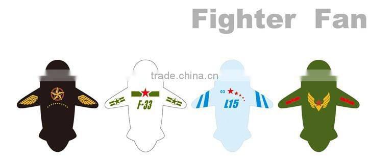 USB and battery dual purpose warcraft shaped mini fan