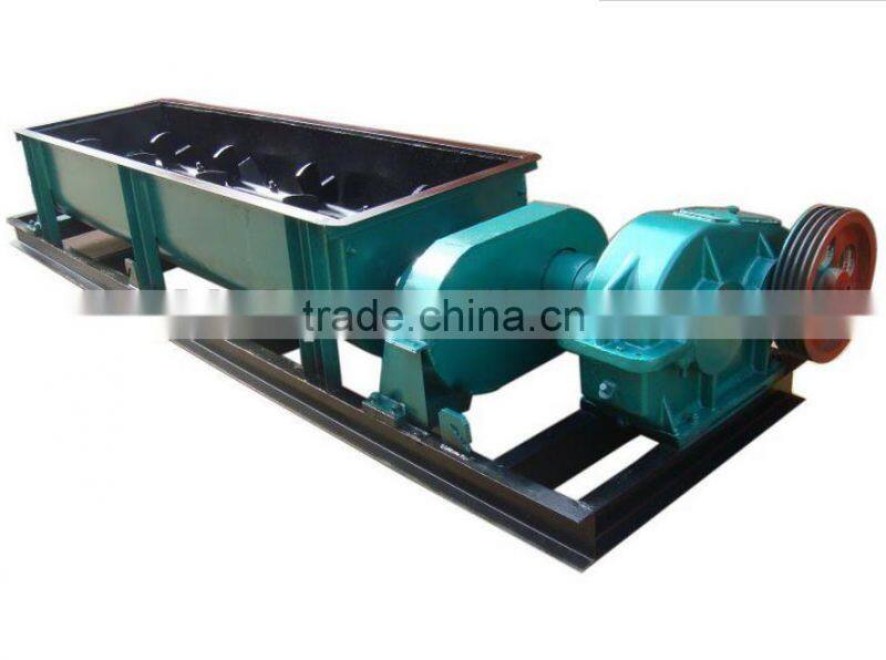 important product double shaft mixer in briquette making line
