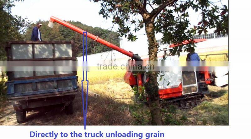 Mini agricultural machine of rice and wheat harvester