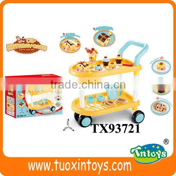 Kids pretend play kitchen food set toys