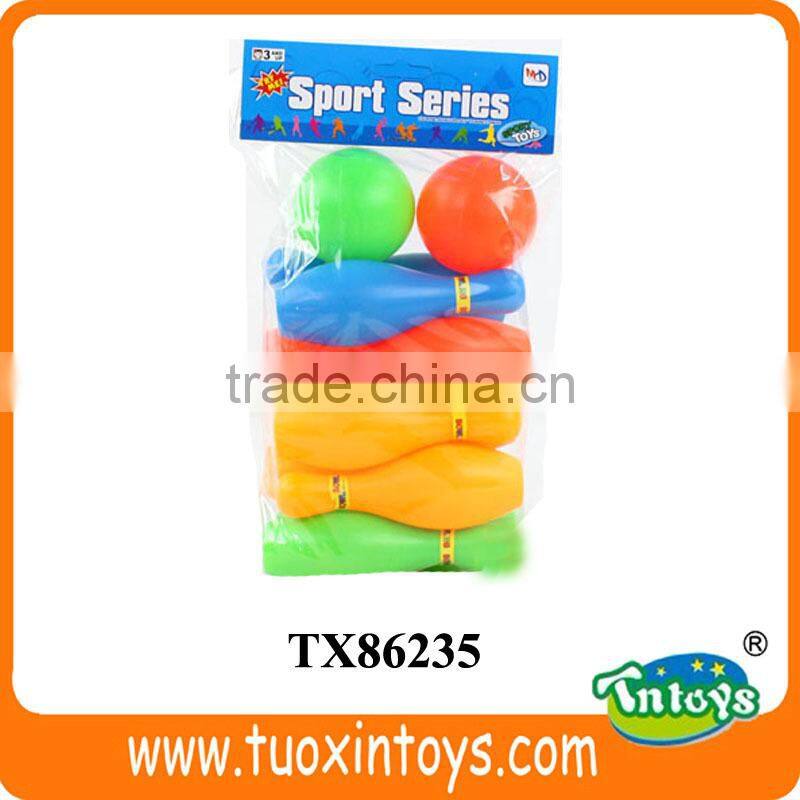 ten pin bowling, plastic mini bowling pins