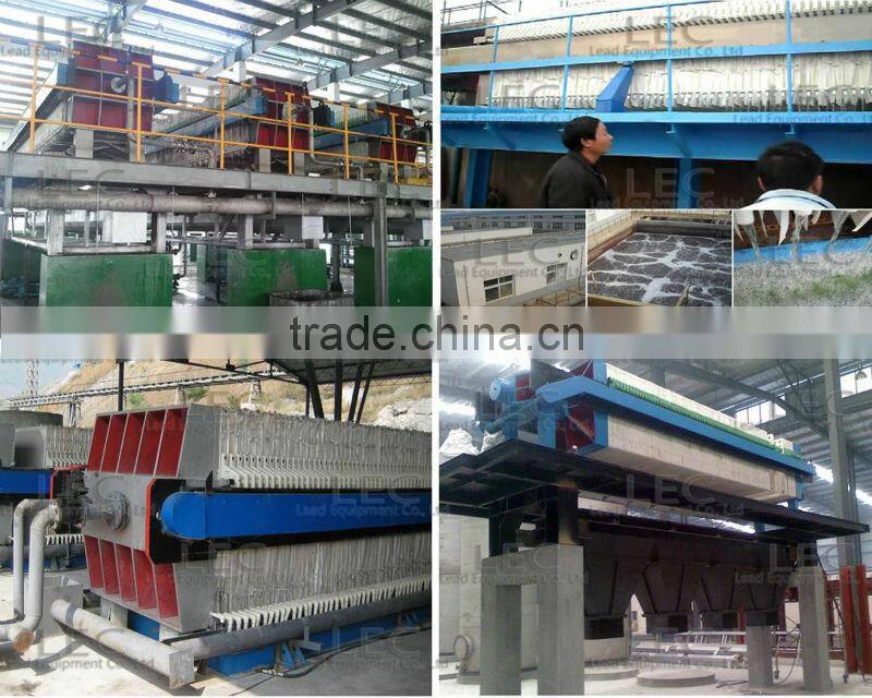 1600mm quick-operating PLC automatic high pressure membrane filter press