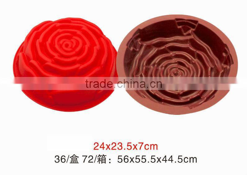 Easy to use silicone cake baking pan