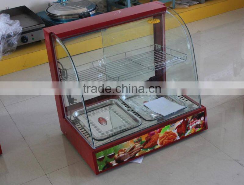 2 floors food warming showcases