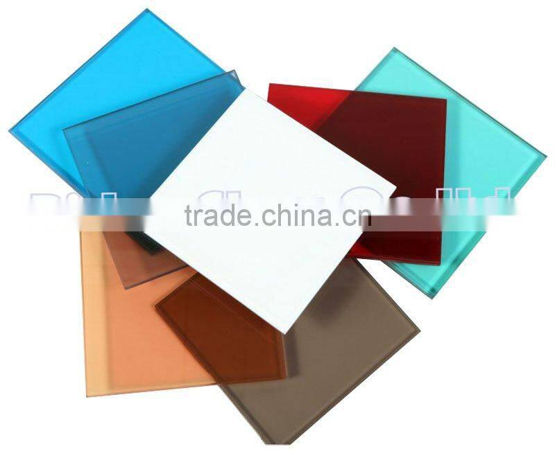 Blue Side-colored Glass Block with CE & ISO9001