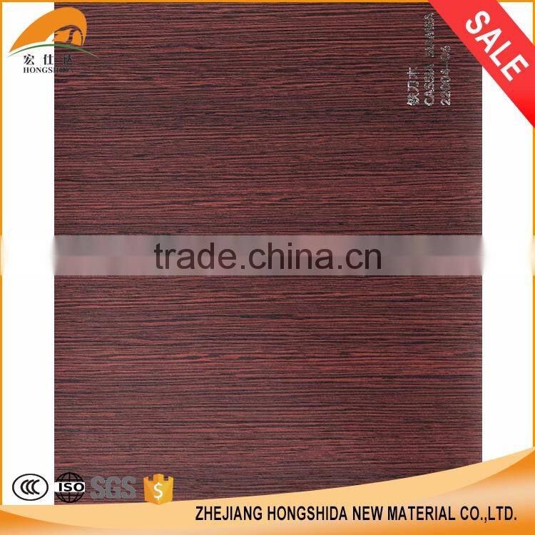 Pvc film manufacturer provide high quality cassia siamea pvc foil for wodden board