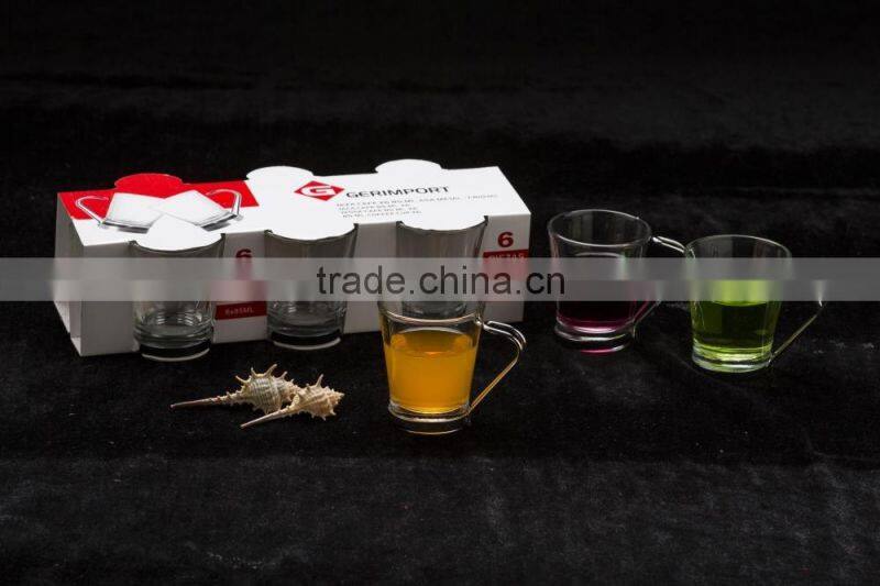 200ml clear glass cup glass tea cup