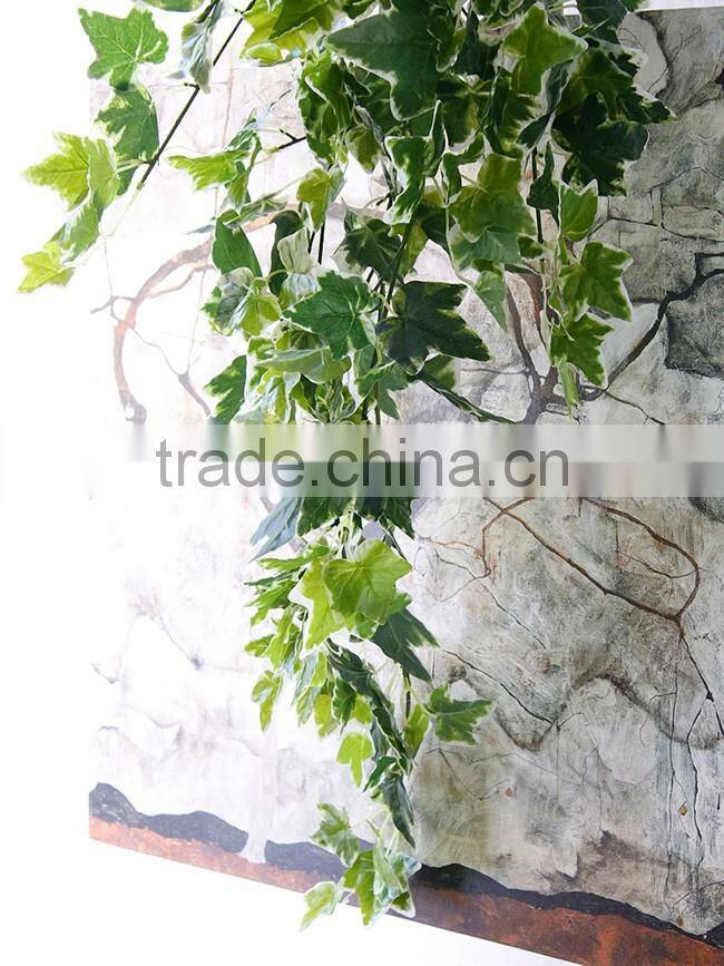 New design vivid plastic Ivy hanging leaves artificial flower for wall decoration