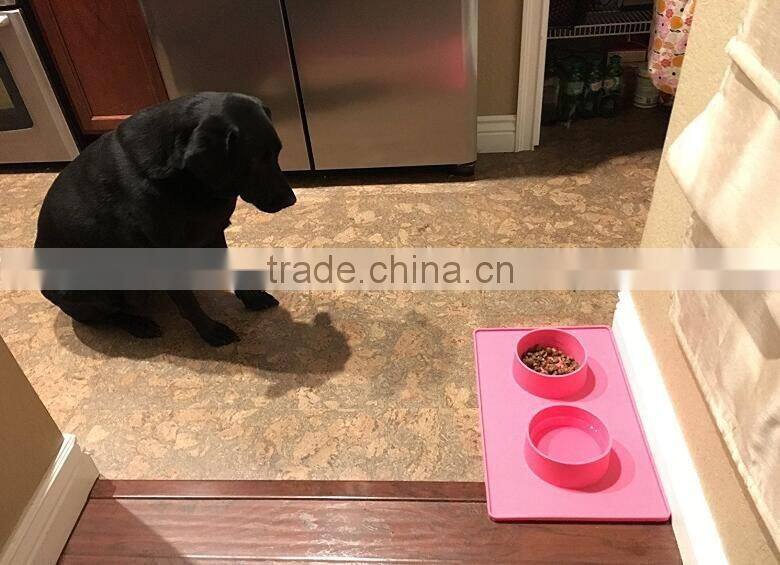 Silicone No Slip Large Dog Water Bowl Mat