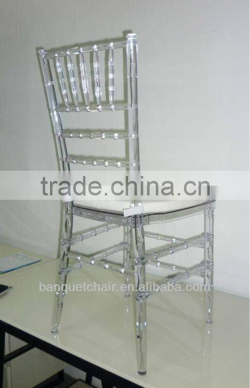 China Wholesale Transparent crystal Chiavari Chair