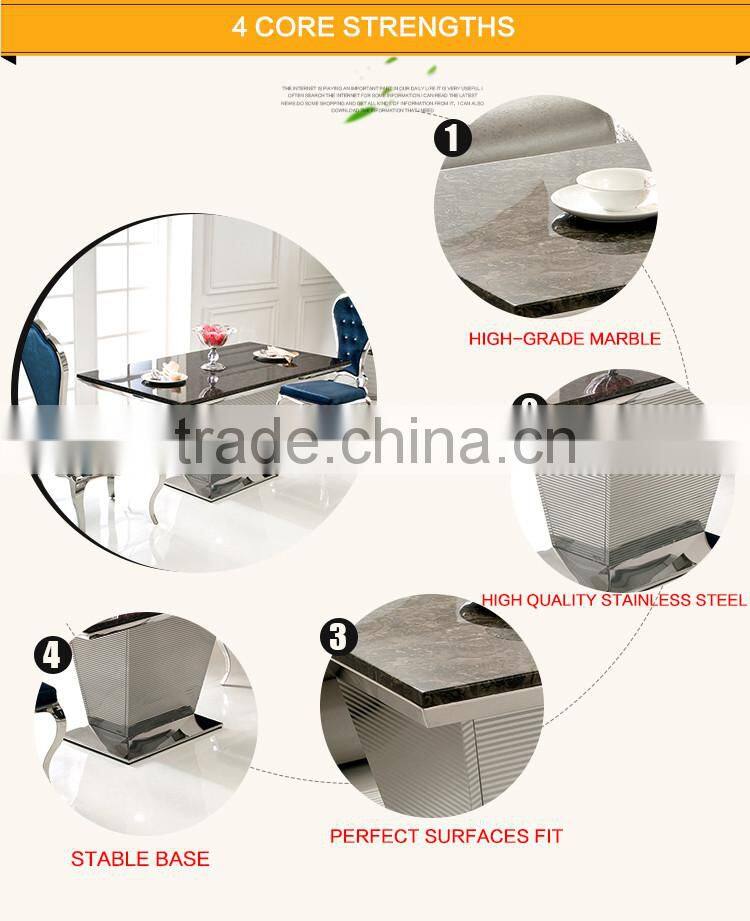 TH349 Home Furniture Luxury Modern Black Small Dining Room Tables