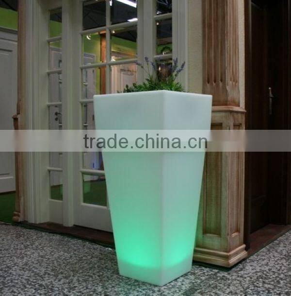 FO-9530 LED Illuminate Flower Planter, Home Ornaments Flower Pots, Tall Flower Vase