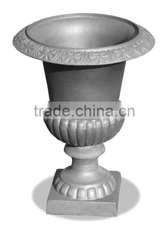 garden cast iron antique brass urn