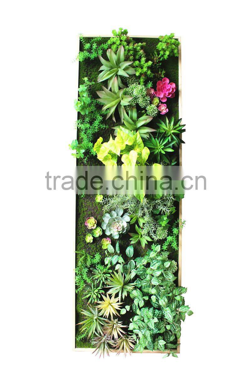 Home garden decorative Artificial Green Plant Wall Hanging photo socket Frames ZWQK06 104