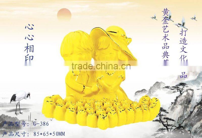 24k gold plated wedding gift for lovers