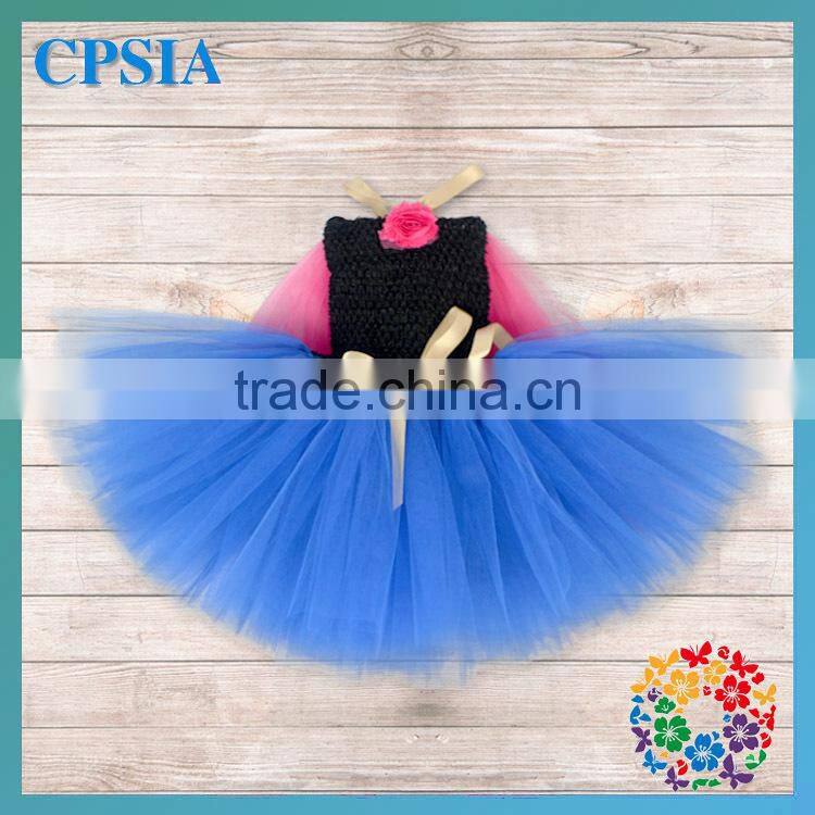 Fancy Red Blue Puffy Tutu Dress for Baby or Girls Boutique Style Halloween Flower Girl Dress up