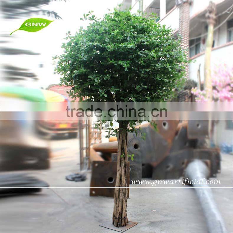 GNW BTR024 green large plastic tree pots for indoor use and garden decor