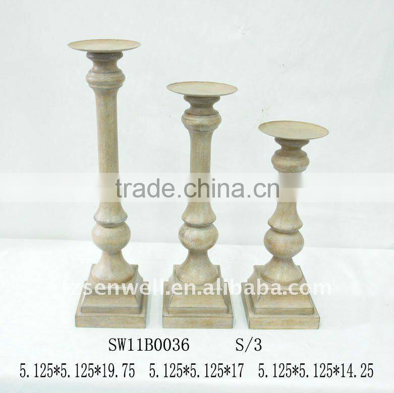 Handmade wood top coffee table with metal base