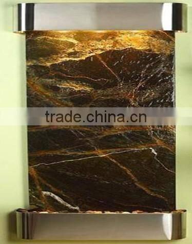 Hotel Restaurant Mall Unique Indoor waterfall Glass Water Wall Fountain