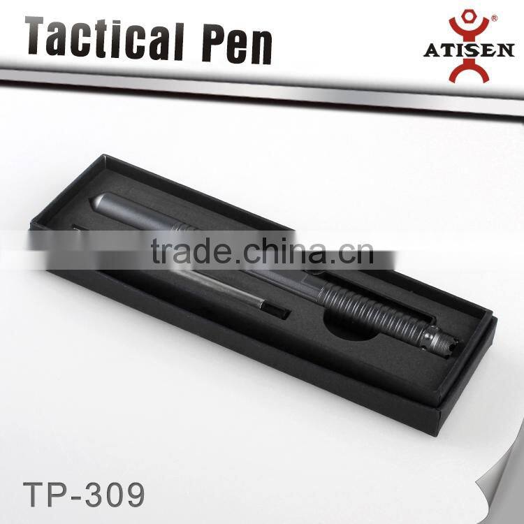 all aluminum Self defense Tool ,Tactical ball point pen,glass breaker 2 in 1 TP-309