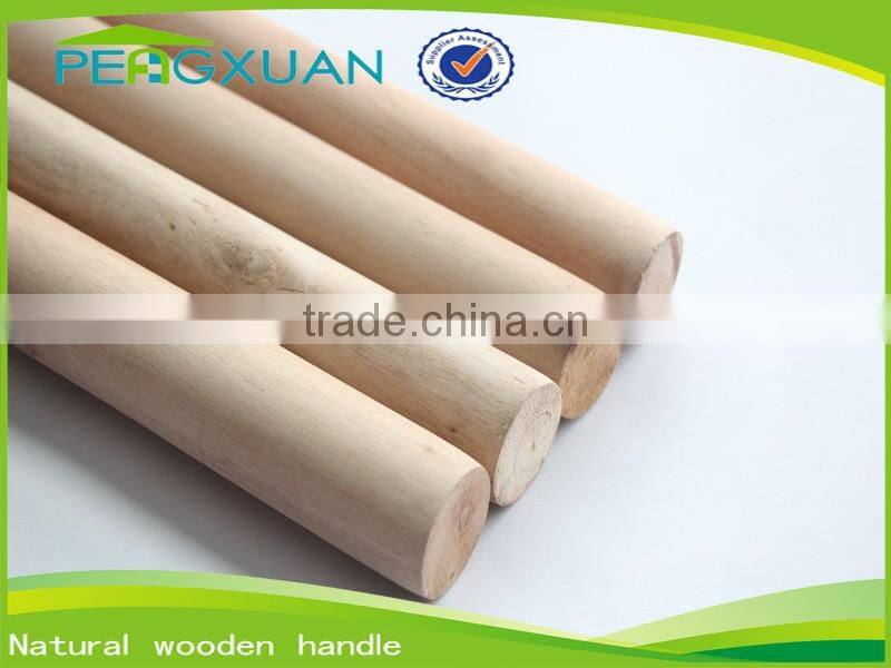natural wooden shovel handle taper end