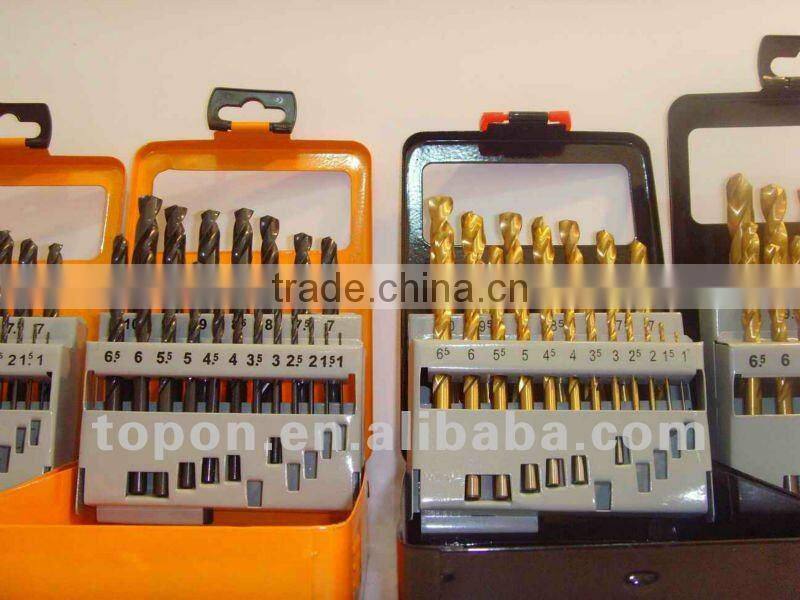 19pcs twist drill set
