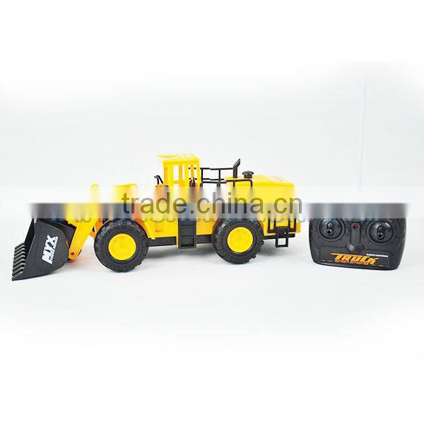 6CH RC Bulldozer Toy Car kids plastic construction toy