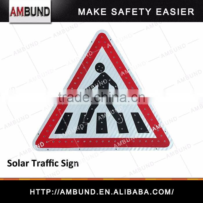 Portable Aluminum Traffic Solar Led Sign