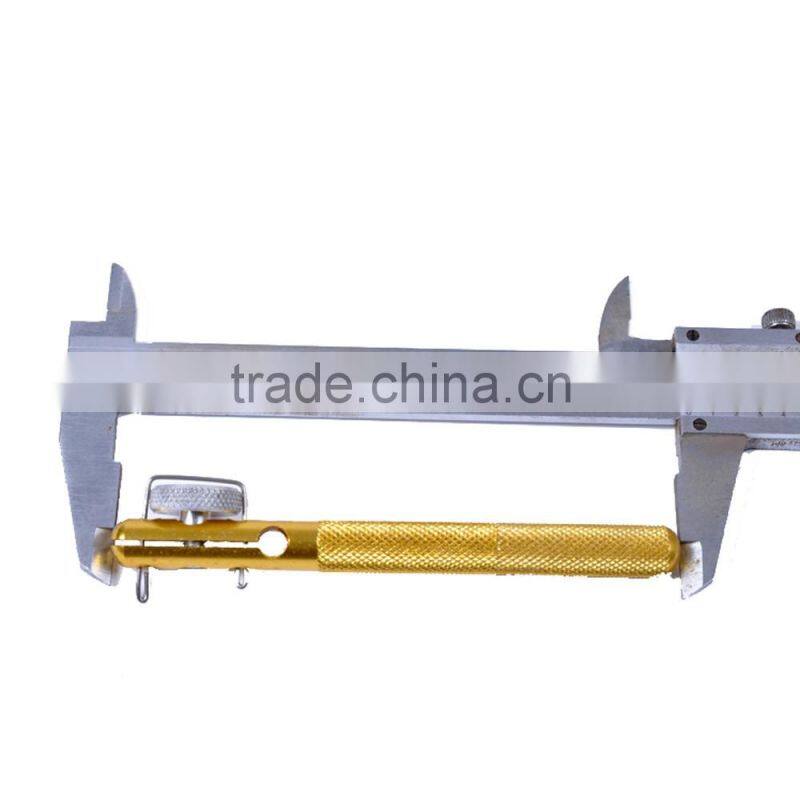 Golden Double-headed Strand Knotter Needle Knots Multifilament Fishing Hook Tier Line Hook Tie Fishing Accessories