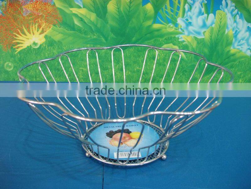 230-48 meta wire fruit Basket with plating