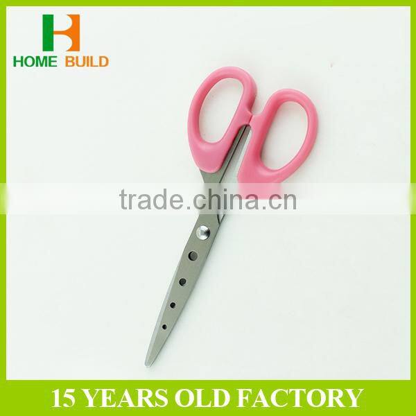 Factory price HB-S7004 Soft Grip TPR Plastic Handle Scissors from China