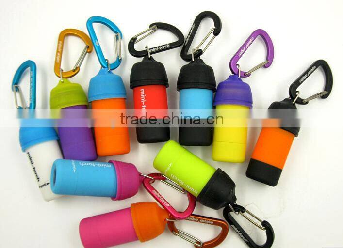 2015 Hot Cheap Aluminium alloy customized rechargeable mini logo led flashlight