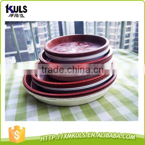 Wholesale colorful plastic flower pots tray