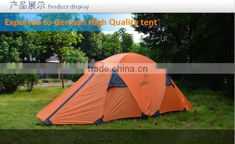 Silicon-Coated Top Quality Camping Tent for 3 Person