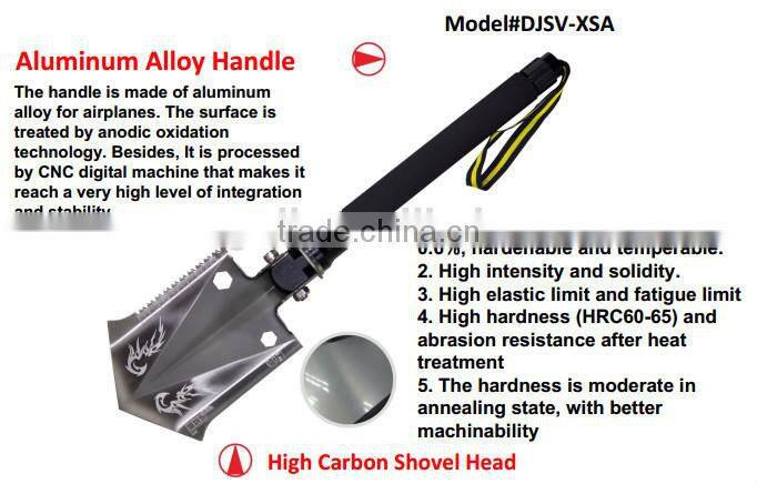 Mini Multifunctional outdoor shovel Individual Soldier