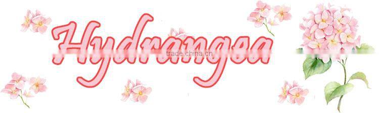 hot sell low moq silk artificial hydrangea fabric flower