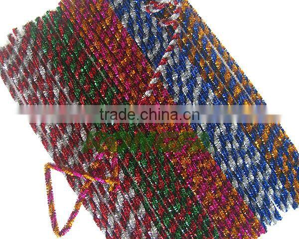 9mm x 50cm intelligence toys twisted metallic chenille stems