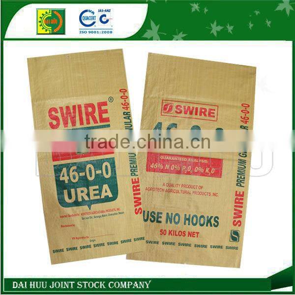 Printing with various colors PP woven bag for Fertilizer