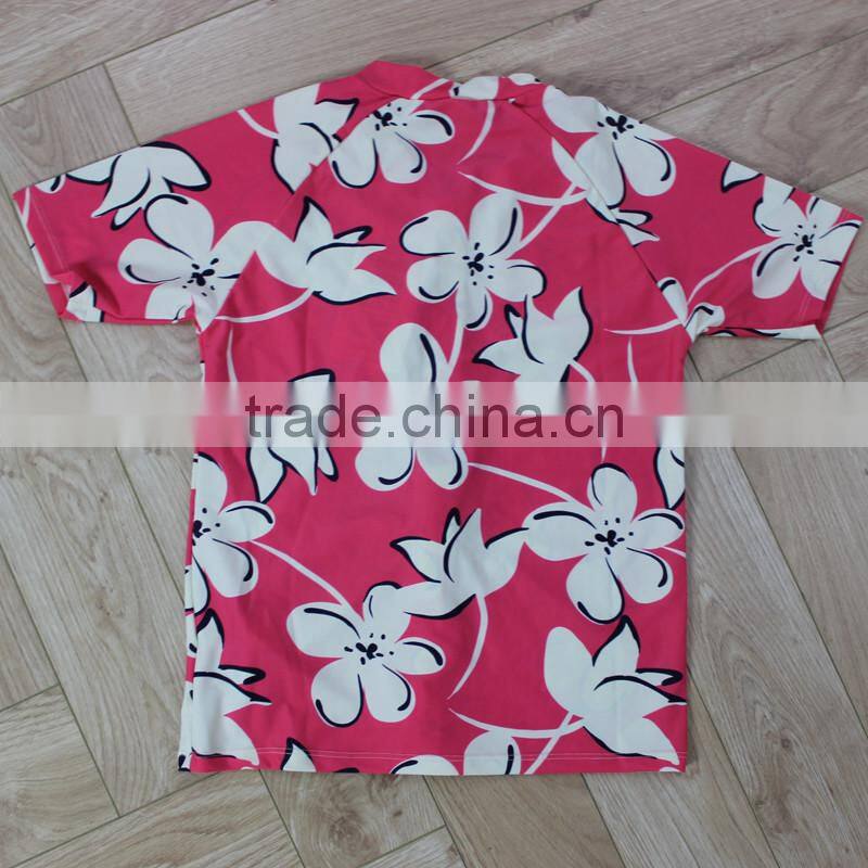 OEM UV Protection Wholesales Custom Made Rush Guard Shorts Sleeve