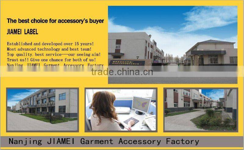 OEM supply Custom cotton tag /label screen printing patches