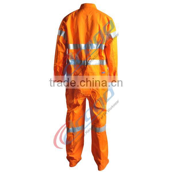 Orange excellent UPF 50+ uv protection coverall